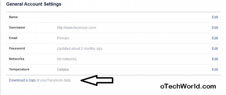 download all facebook posts