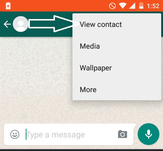 view contact in whatsapp Set Custom Notification In Whatsapp For Every Contact