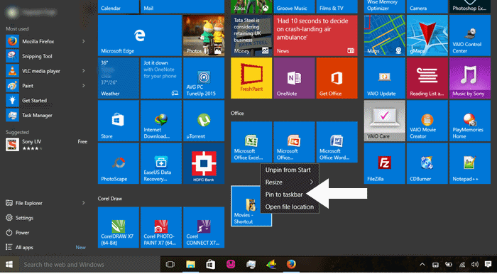 How To Pin Folder To Taskbar In Windows 10 Otechworld