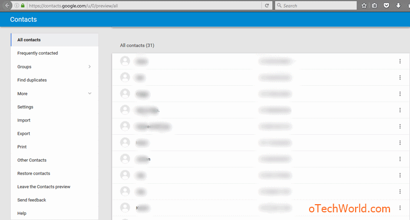 contacts.google.com
