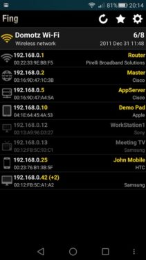 Fing for Android 