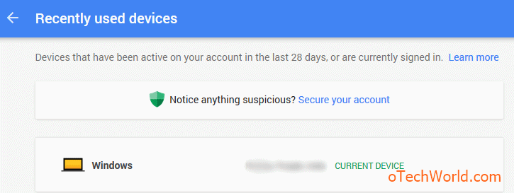 google security