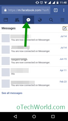 Facebook archive chat