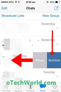 How To Hide Chat In Whatsapp On iPhone