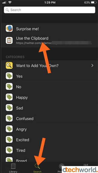 Open GIFwrapped search