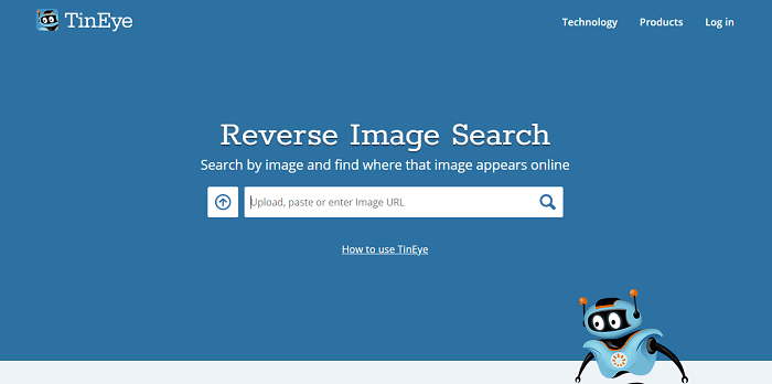 TinEye Reverse image search engine