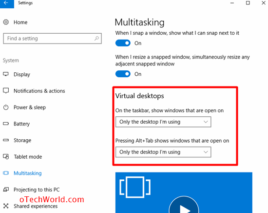 windows 10 virtual desktop shortcuts