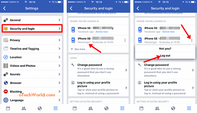 How To Logout Of Messenger App On iPhone