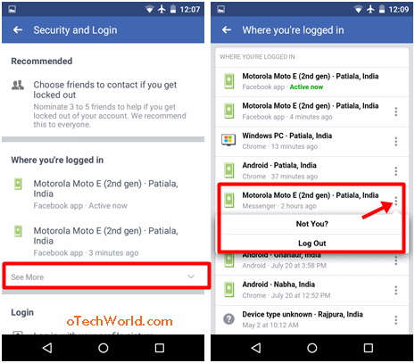 How to Logout Of Messenger From Facebook App