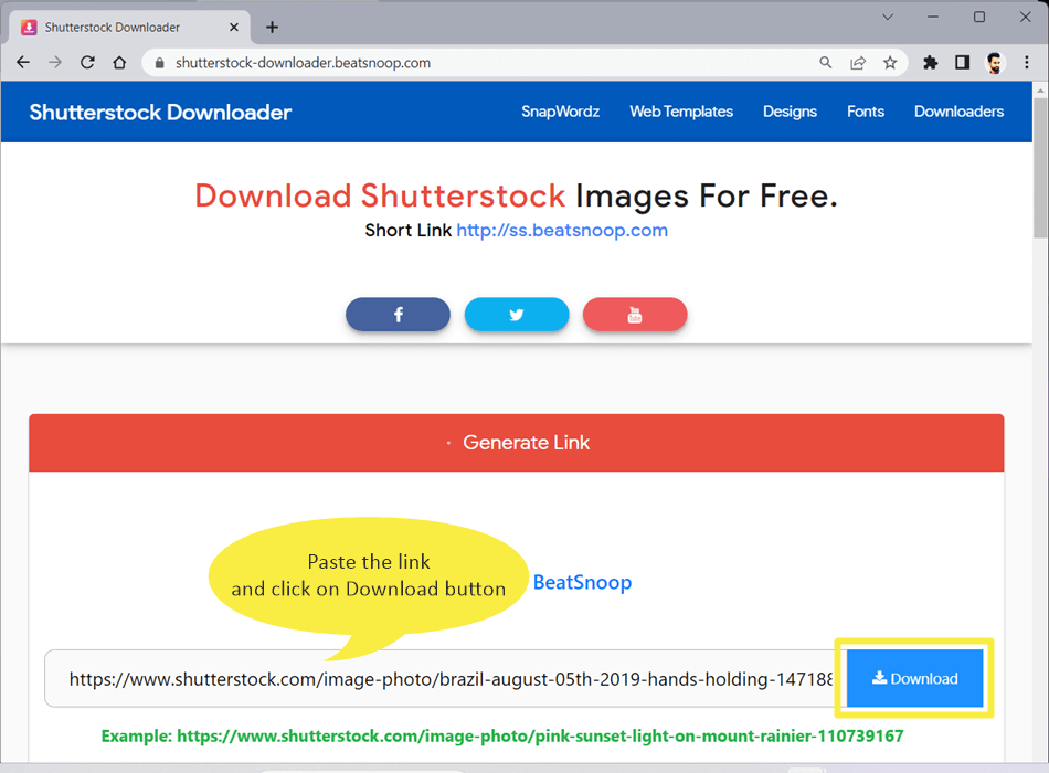 shutterstock downloader without watermark