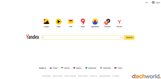 Yandex search