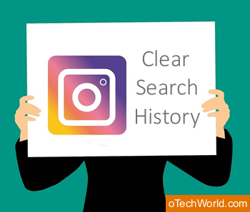 How do I clear my Instagram search history