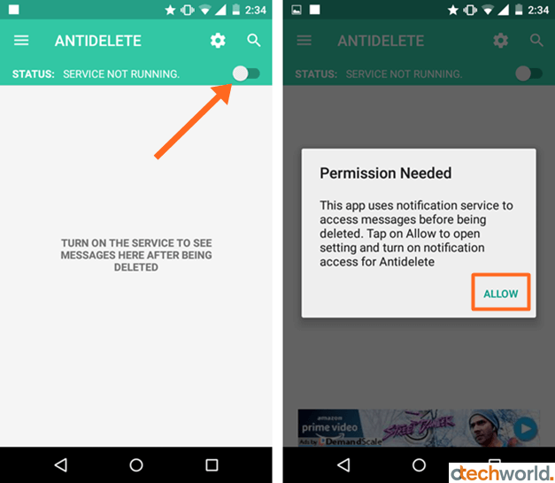 Allow AntiDelete Permission Needed