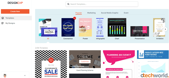 Create a new Project and Select the Template