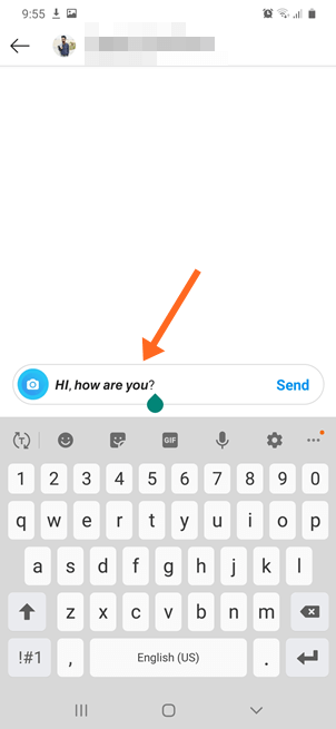Change Fonts on Instagram DM