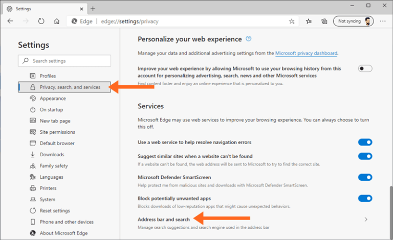 How to Change Search Engine on Microsoft Edge - oTechWorld