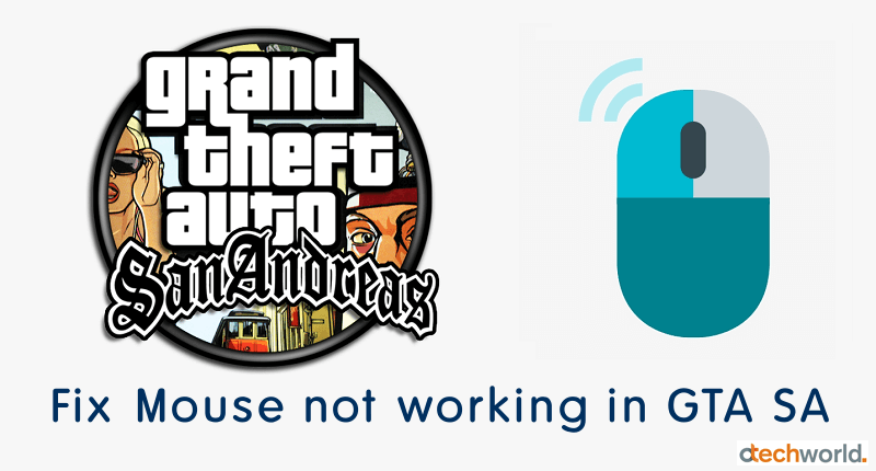 how to fix mouse problem in gta san andreas