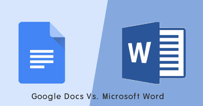 Google Docs Vs. Microsoft Word