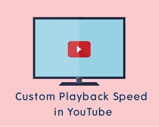 youtube shortcut for playback speed