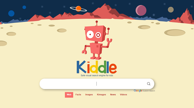 Kiddle visual search engine for kids