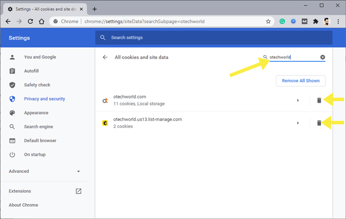 How to Clear Cache for One Website in Chrome Browser