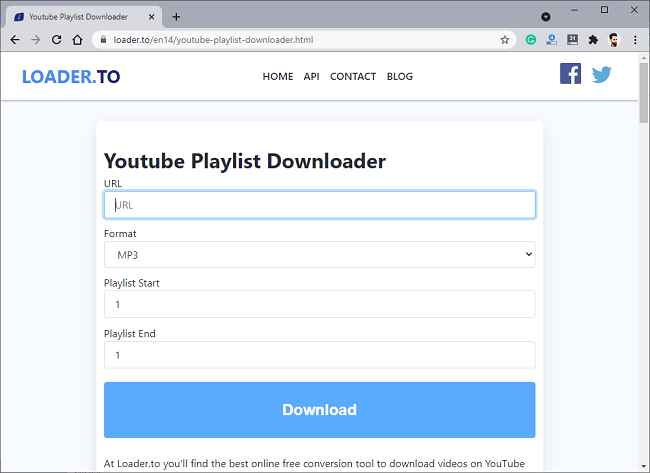 online youtube playlist video downloader