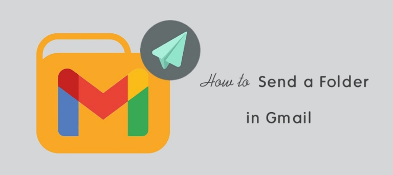 how to send folder from laptop to gmail