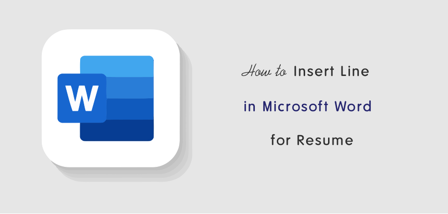 How to Add Line in Word for Resume