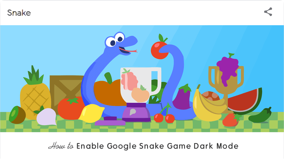 GitHub - DarkSnakeGang/GoogleSnakeDarkMode: DEPRECATED. This project allows  anyone to enable dark mode for Google Snake.