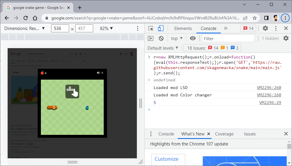 How to Enable Google Snake Game Dark Mode