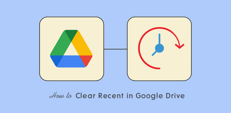 How To Clear Recent In Google Drive