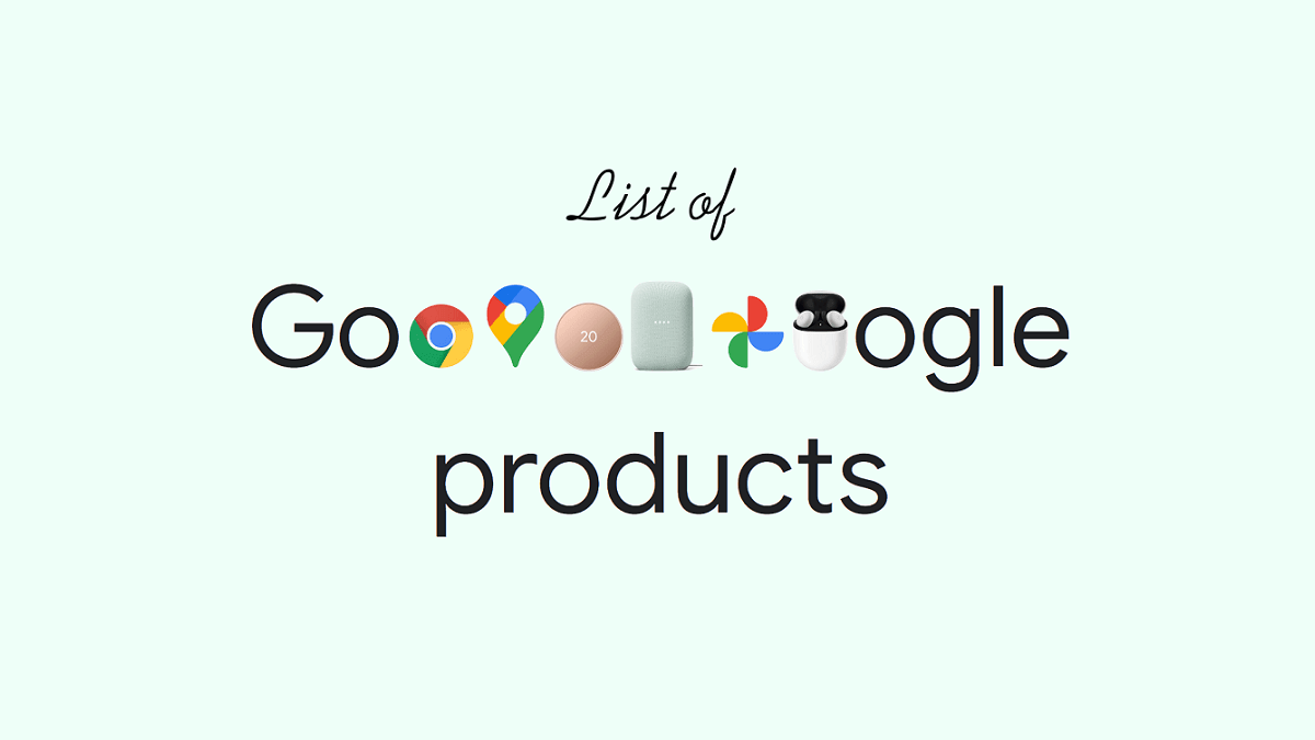 List of Google Products and services
