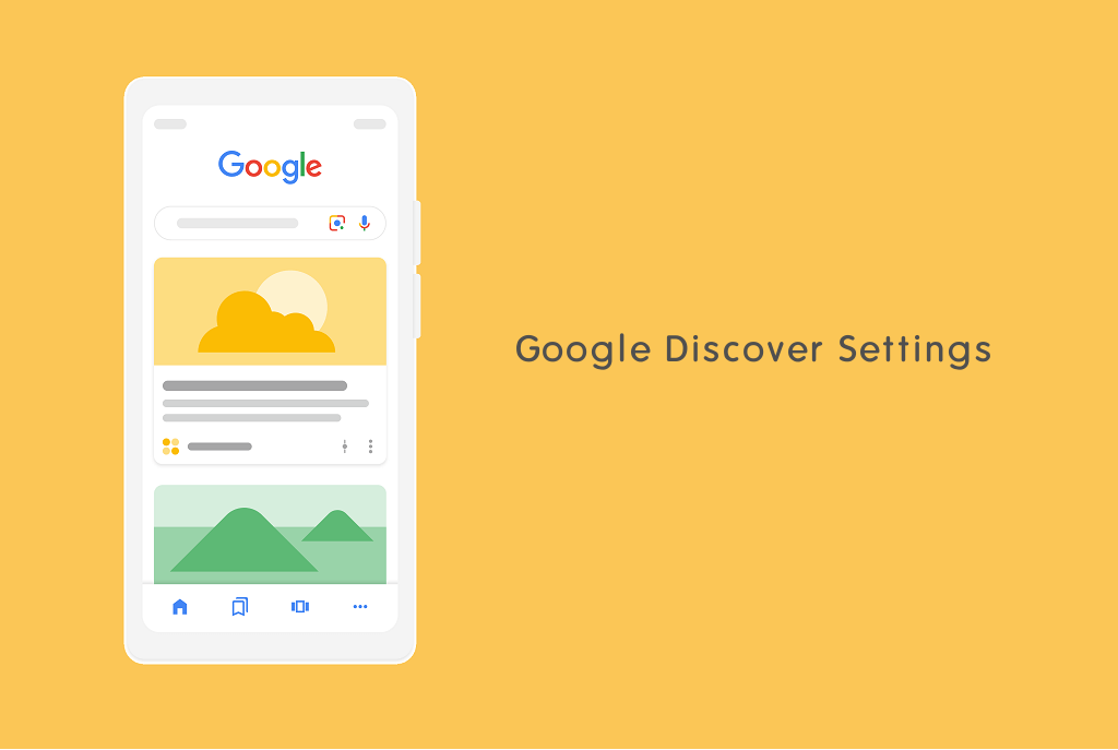Google Discover Settings
