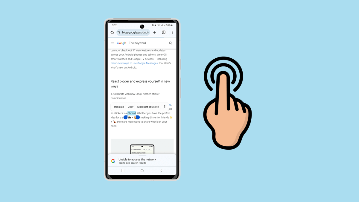 Fix Touch to Search not Working on Chrome for Android