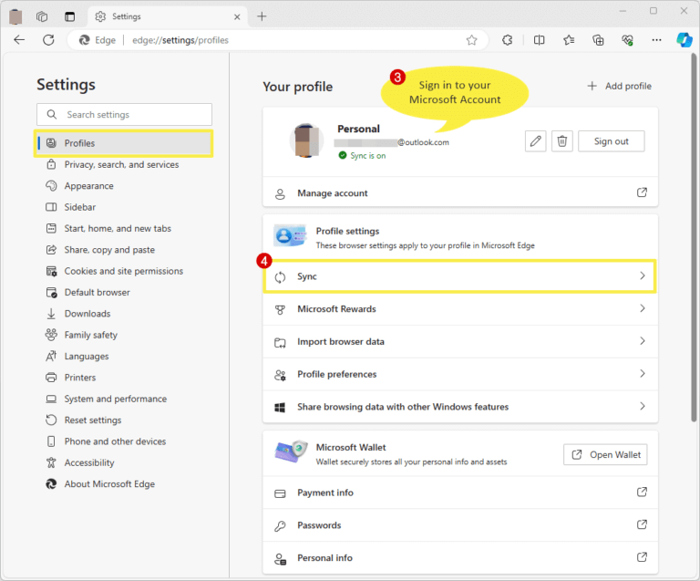How To SYNC Microsoft Edge Across Devices (Windows, Android, Mac ...