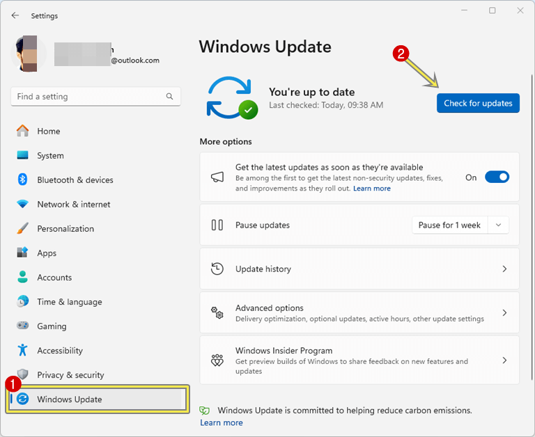 Install Latest Windows Updates