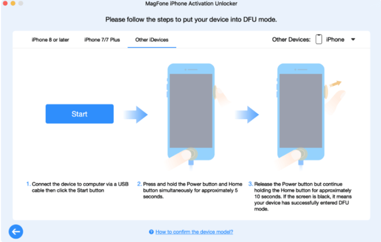 Put your device into DFU mode