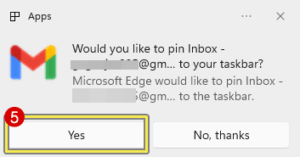 How to Pin Gmail to Taskbar in Windows 11 - oTechWorld