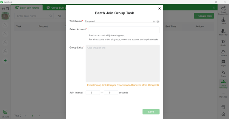 Batch Join Group