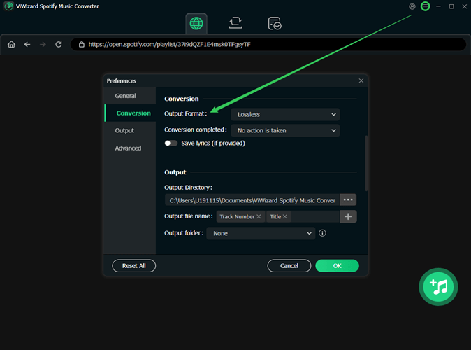 Customize Audio Settings for Spotify Songs