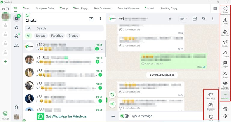 WADesk Main UI