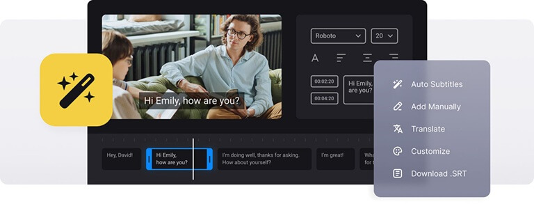 Clideo Auto Subtitle Generator