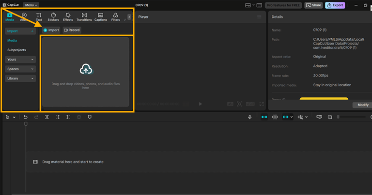 Upload Resume Video or Make a Visual Presentation