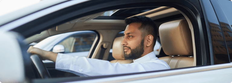 Car Driving man