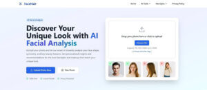 FaceHair.ai AI Facial Analysis and Hairstyle Changer