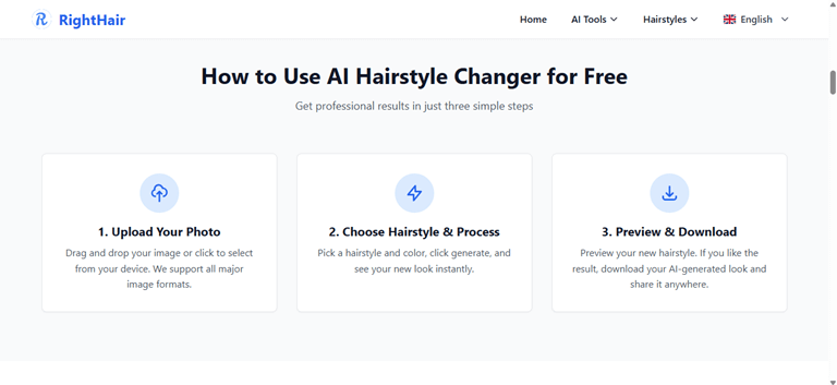 How to Use RightHair in 3 Simple Steps