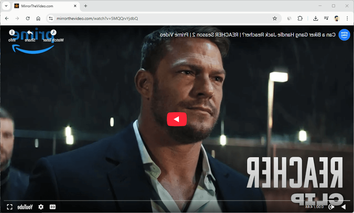 play mirrored on MirrorTheVideo.com site