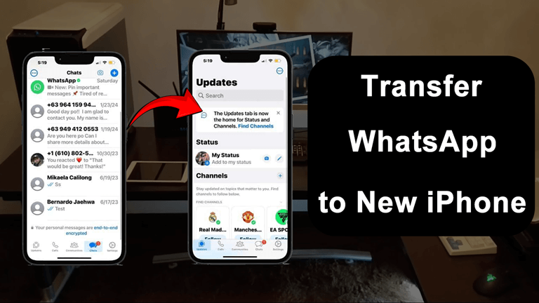 Transfer WhatsApp to New iPhone in Minutes