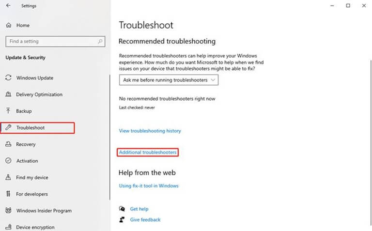 troubleshoots Windows Update