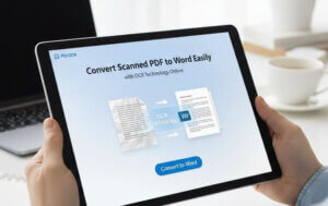 Convert Scanned PDF to Word Easily with OCR Technology Online